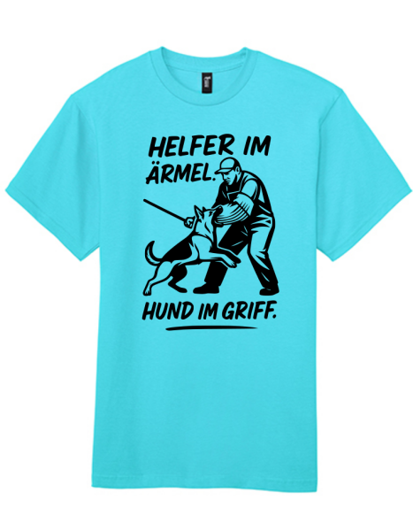 Unisex T-Shirt mit "Helfer im Ärmel"